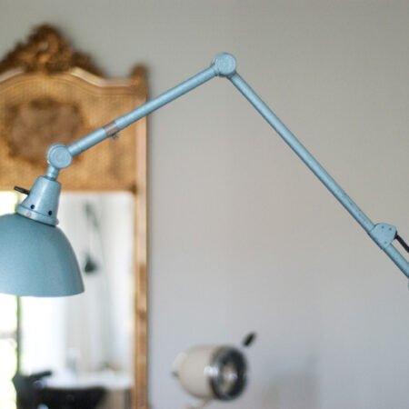 Midgard jointed lamp in blue hammertone Nr4