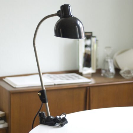 Black Helion clamp lamp