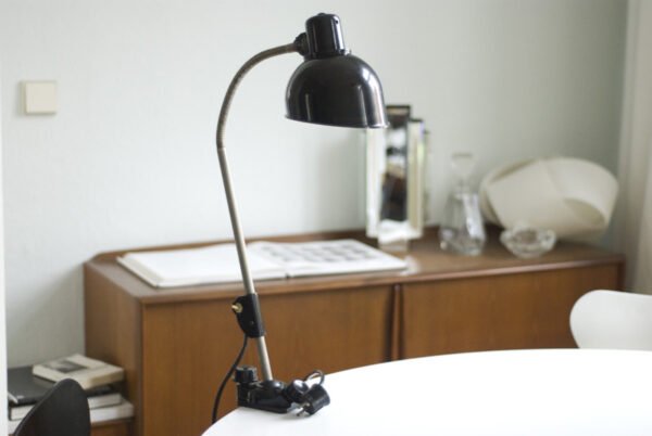 Black Helion clamp lamp