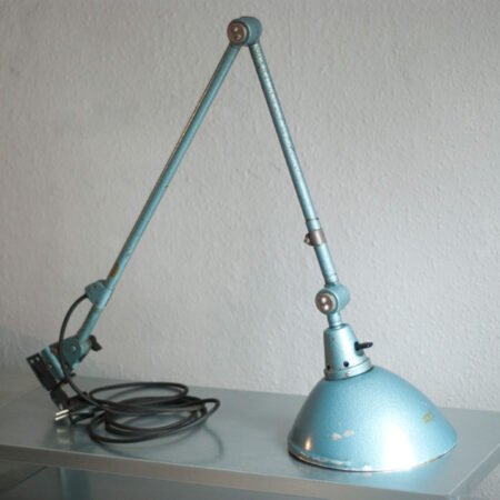 Midgard DDRP big jointed lamp - blue hammertone