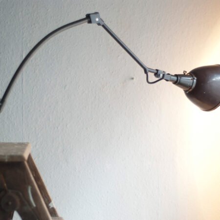 Midgard 126 brown clamp lamp