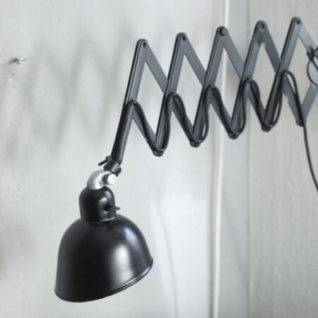 Siemens black scissor lamp