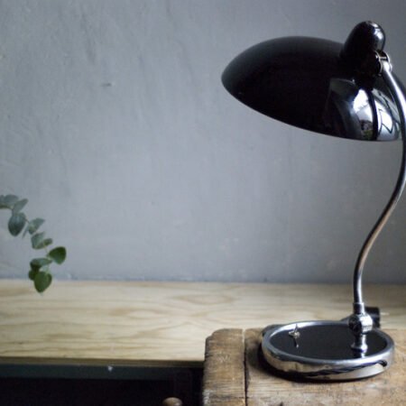 Kaiser Idell 6630 black desk lamp