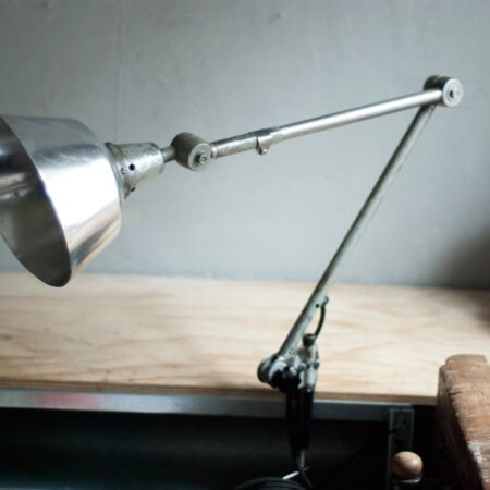Midgard DDR bluegrey hinged lamp with patina
