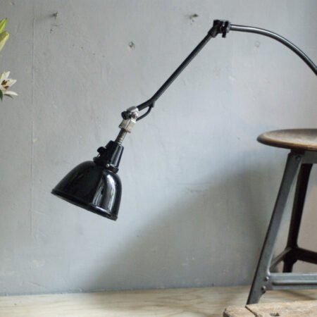 Midgard 126 old elegant black clamp lamp