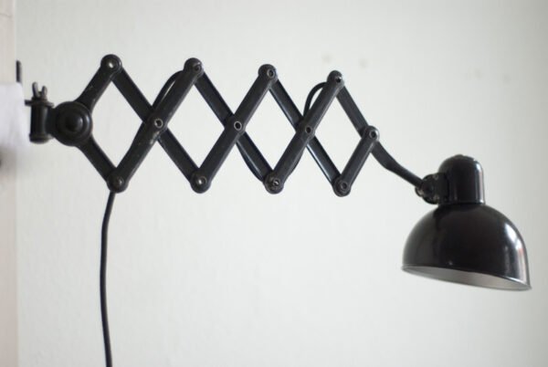 Kaiser Idell black scissor lamp